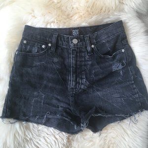 BDG Girlfriend High Rise Black Shorts Size 26